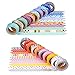 Mudder 20 Rolls Colorful Decorative Washi Tapes Washi Masking Tape for Crafts, Scrapbooks, DIY Crafts and Gift Wrapping Office Party Supplies