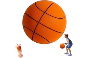 UPBRSNO Silent Basketball, Upgrade Silent Basket-Ball Dribbling Indoor,Dribble Dream SIL ent Basket Ball, Foam Basketball Indoor Training Quiet Ball（8.3in）