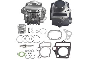 GOIRTUTSS Cylinder Piston Top End Kit W/sealant fit for Honda TRX90 Sportrax 90 1993-2005