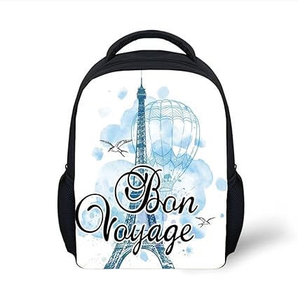 Amazon Com Iprint Kids School Backpack Going Away Party