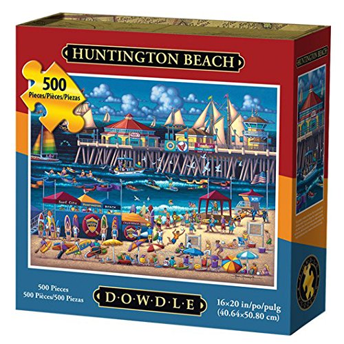 Dowdle Folk Art Huntington Beach Jigsaw Puzzle