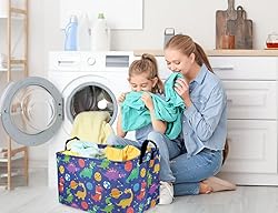 Sanjiaofen Rectangular Dinosaur Basket,Kids
