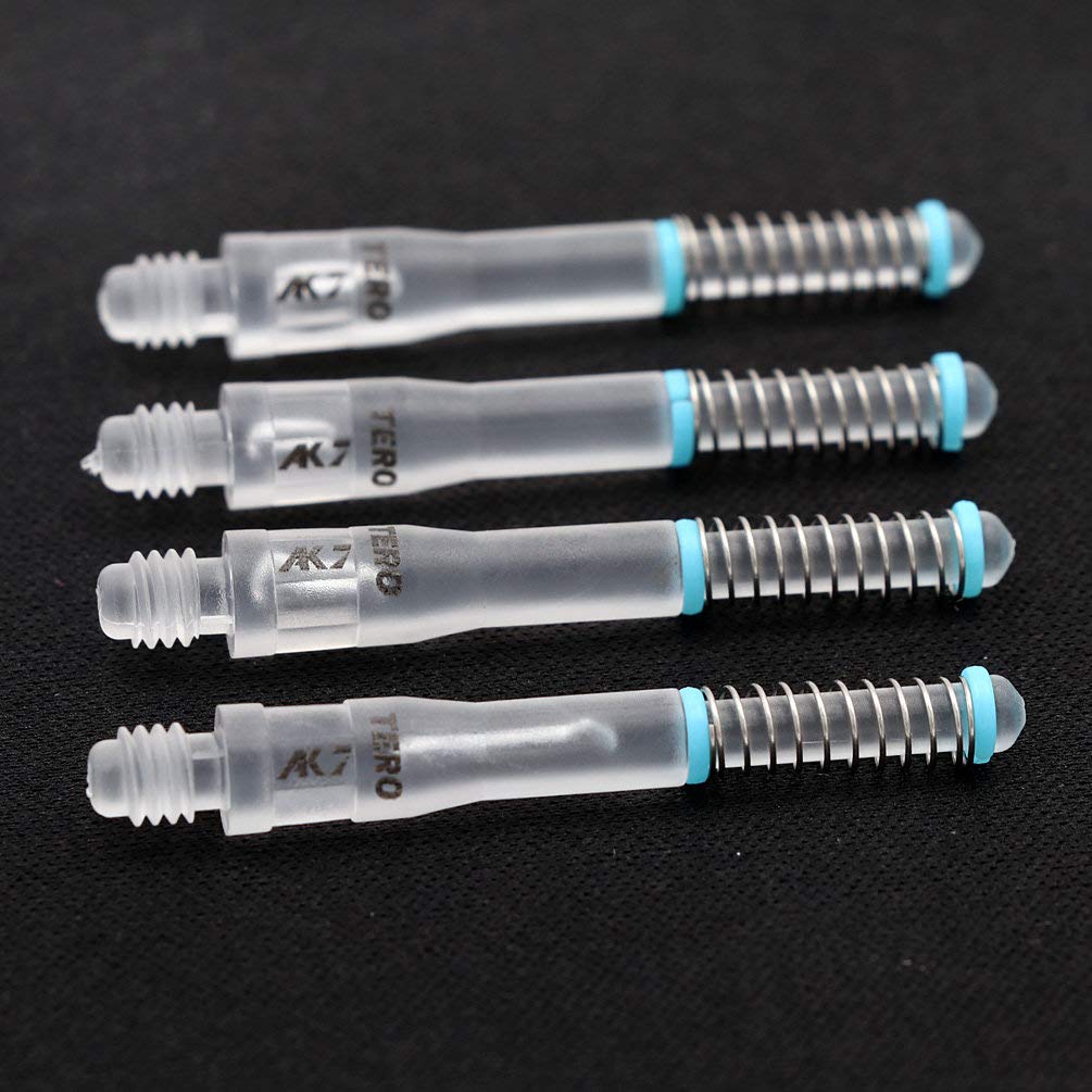 CUESOUL 4 Pieces TERO AK7 Dart Shafts Built-in Spring Telescope for Steel Point Arrows and Soft Pointed Arrows (CS-AK7 + 7H53) — image 1