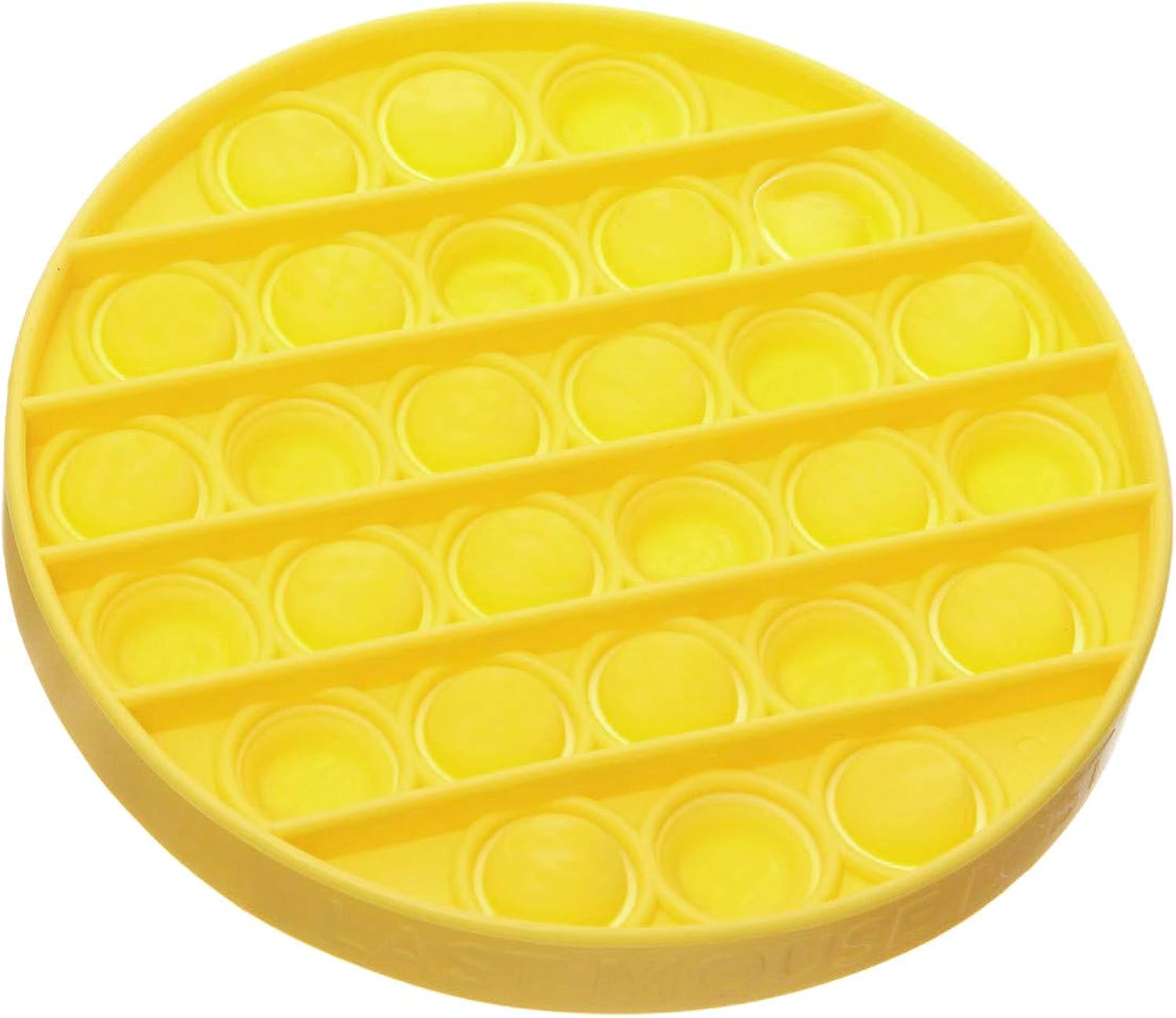 Push Bubble Sensory Fidget round Toy Reliever Stress, Help Restore Emotions (Yellow) at Amazon 