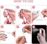 ACWOO 10ml Travel Perfume Atomiser Bottles 3Pcs Refillable Spray view 3