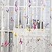 Norbi Butterfly Print Voile Tulle Door Window Curtains Sheer Panel Drapes 39.4