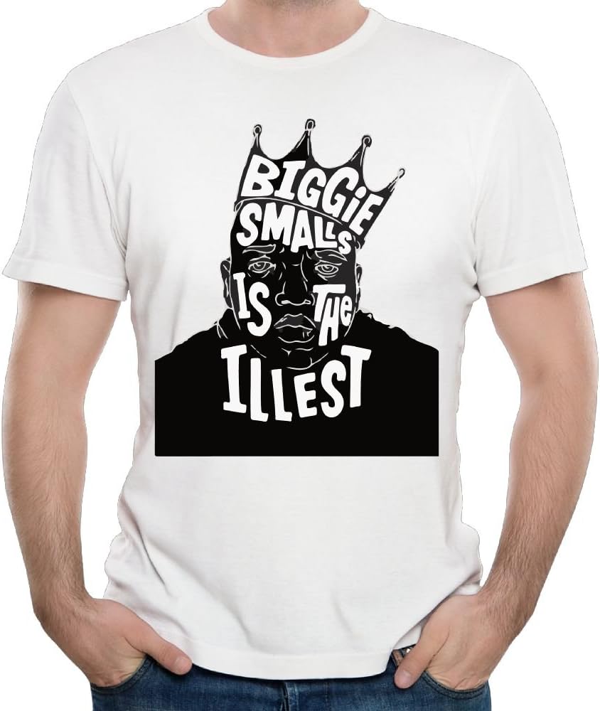 Madeleine Ellis Men's Biggie Smalls is The Illest Preview Soft Short Sleeve T Shirt White