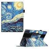 Fintie iPad 9.7 2018 / 2017, iPad Air 2, iPad Air Case - [Multi-Angle Viewing] Stand Cover w/ Hand Grip, Auto Sleep / Wake, Car Headrest Mount Function for Apple iPad 6th Gen / 5th Gen, Starry Night