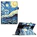 Fintie iPad 9.7 2018 / 2017, iPad Air 2, iPad Air Case - [Multi-Angle Viewing] Stand Cover w/ Hand Grip, Auto Sleep / Wake, Car Headrest Mount Function for Apple iPad 6th Gen / 5th Gen, Starry Night