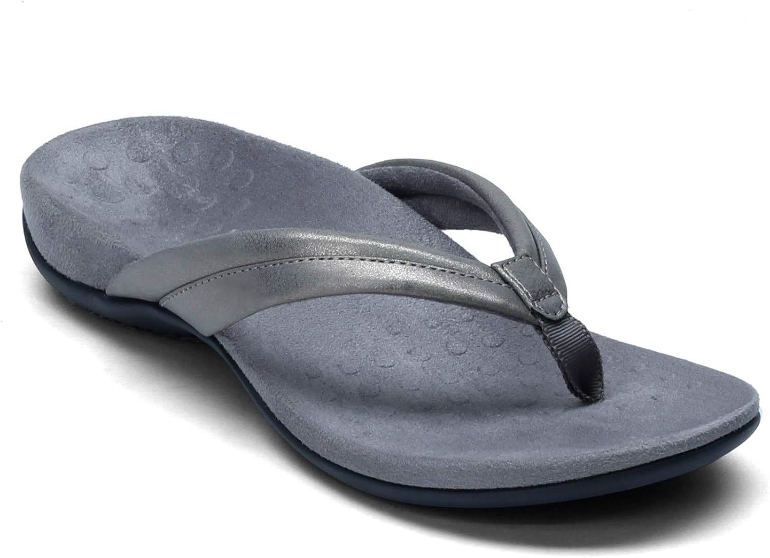 Amazon.com | Vionic Women's, Raya Sandal Pewter 9 M | Flip-Flops