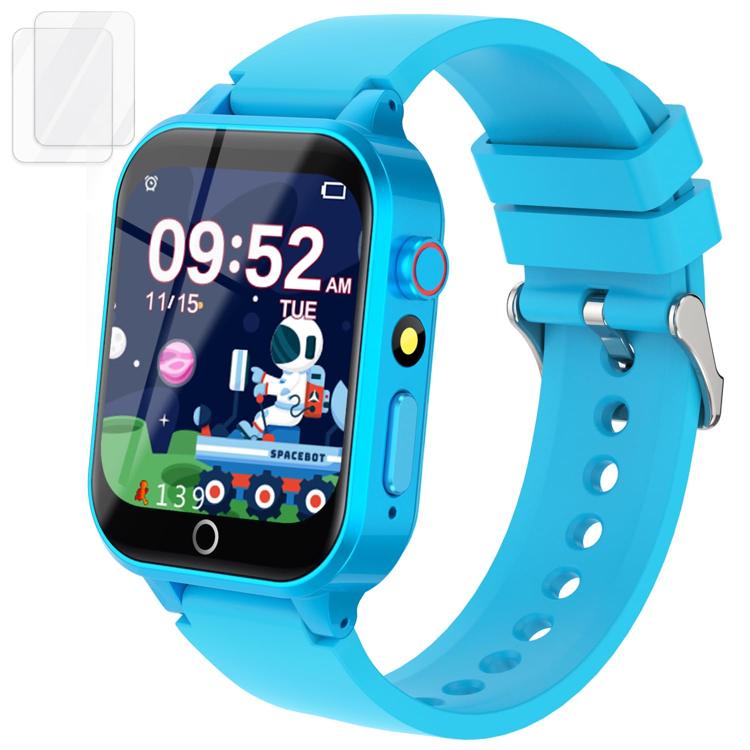 Cosjoype Cosjoype Kids Smart Watch for Kids with 26 Puzzle Games HD Camera Video MP3 Player Habit Tracking Learn Card Flashlight 12/24 hr Kids Watches Gift for 5-12 Year Old Boys Toys for Boys