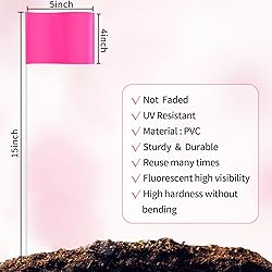 Zozen 50Pack Fluorescent Pink Marking