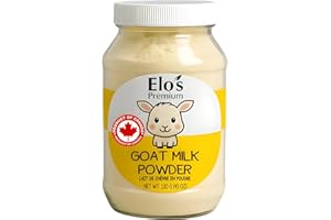 Elo's Premium Canadian Goat Milk Powder, 130g, Food Grade, Full Cream, for Drinking, Cooking, Baking, Product of Canada
