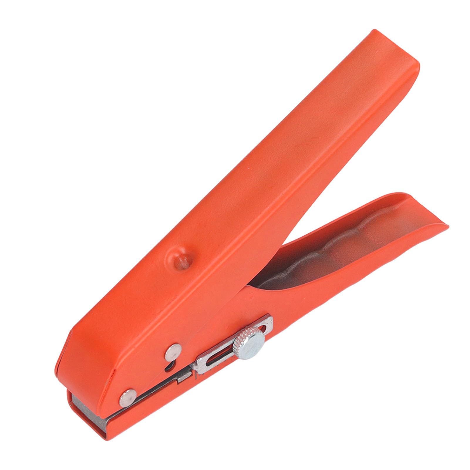 Edge Banding Punching Pliers, Single Hole Punch Flat Oblique Opening Sturdy Heat Treatment Adjustable for PVC Cards,Other hand tools and accessories