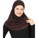 Prien Chic Ready To Wear Hijab For Women, Muslim Long Turban Undercap Set, Instant Scarf, Prayer Clothes For Girls, Abaya