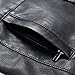 LIERDAR Men's Faux Leather Jacket Outfit Slim