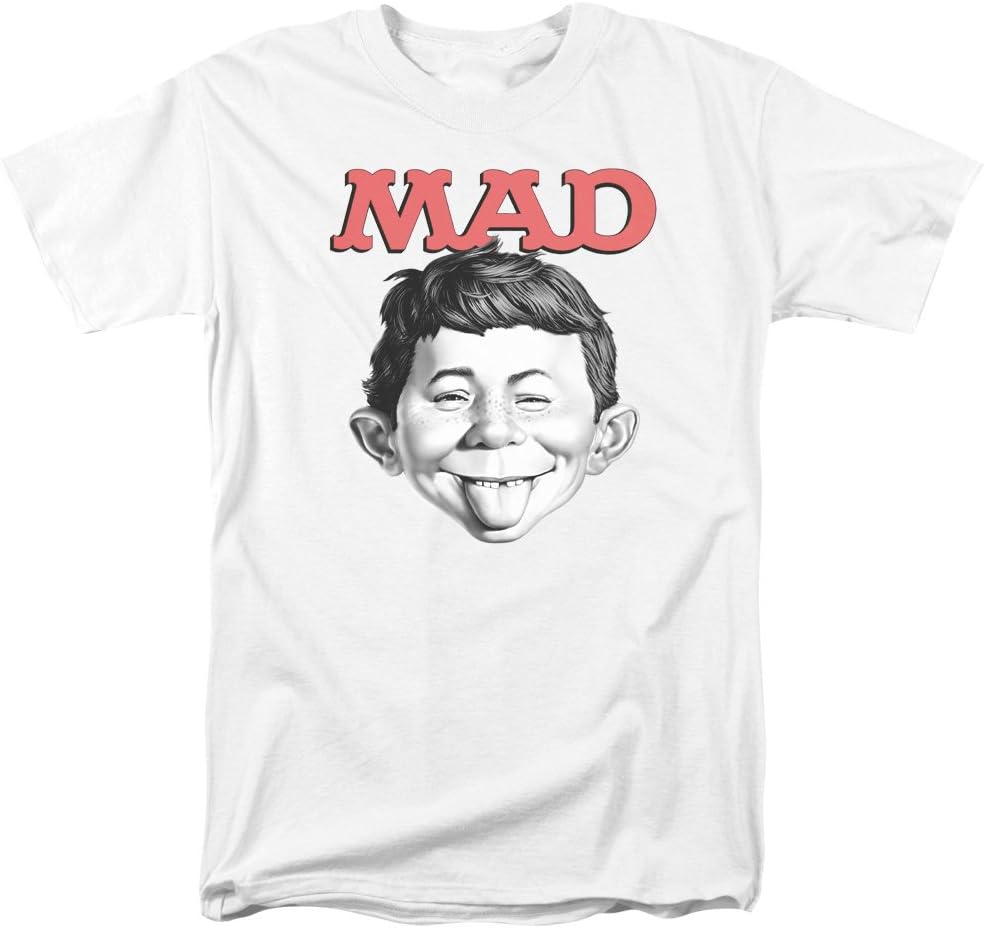 2Bhip Mad Magazine Media Satire Humor Pop Culture U Mad Adult T-Shirt Tee