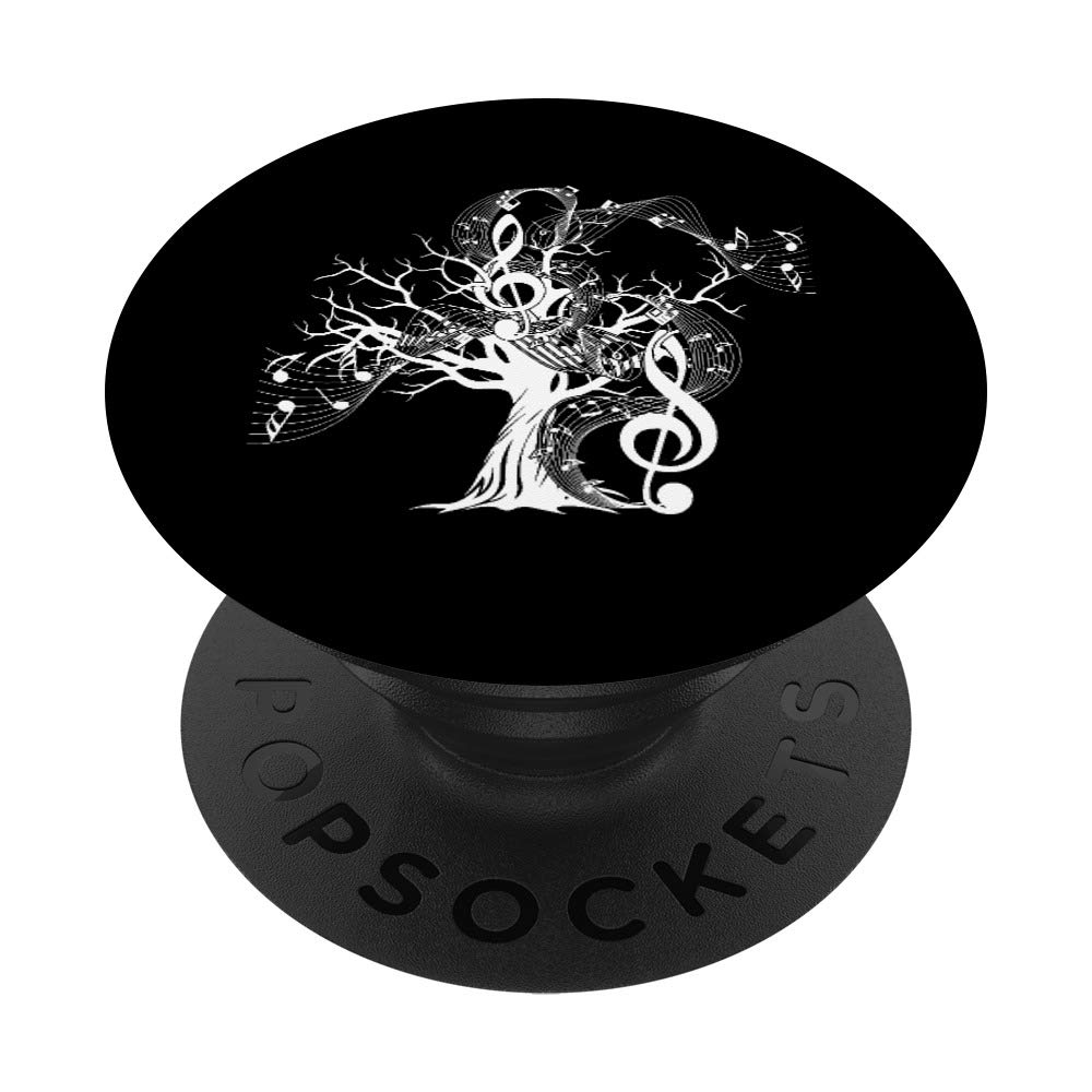 clef gift tree treble clef music musician PopSockets Swappable PopGrip
