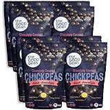 The Good Bean Dark Chocolate Covered Chickpeas, 3.5 Oz, Pack of 8