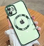JUESHITUO Magnetic Clear for iPhone 12 Case with