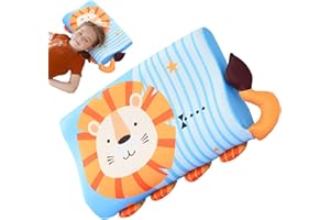 Kids Pillows for Sleeping, Ergonomic Cartoon Animal Pattern Cushion, Breathable Cute Cartoon Pillows, Soft Skin Friendly Kids