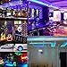 LEH LED Rope Lights RGB Light Strip Non-Waterproof 5050 SMD 16.4 Feet 150 Leds LED Strip Lights Full Kit