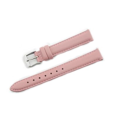 Genuine Calf Leather Pastel Pink Watch Strap 14mm Jamaica Ubuy