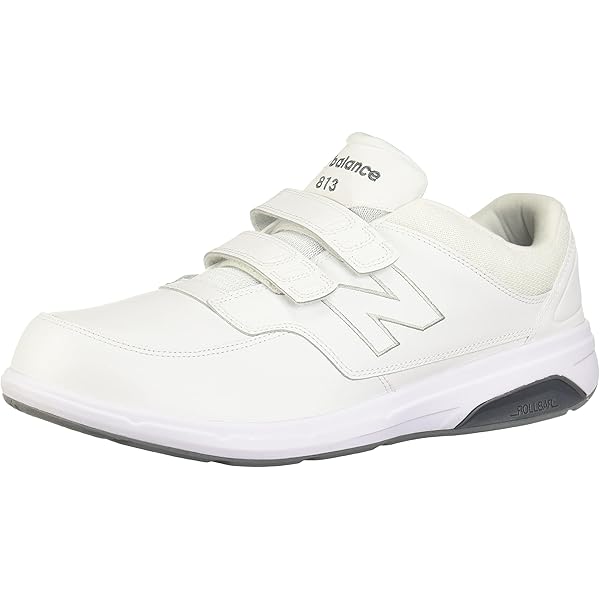 Amazon.com | New Balance Men's 813 V1 Hook and Loop Walking Shoe, White,  8.5 Wide | Soccer