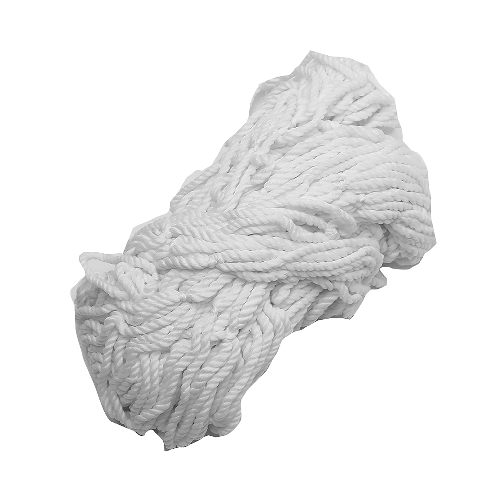 Cyrank 8 x 4ft Soccer Net, Football Goal Netting, Polypropylene, White