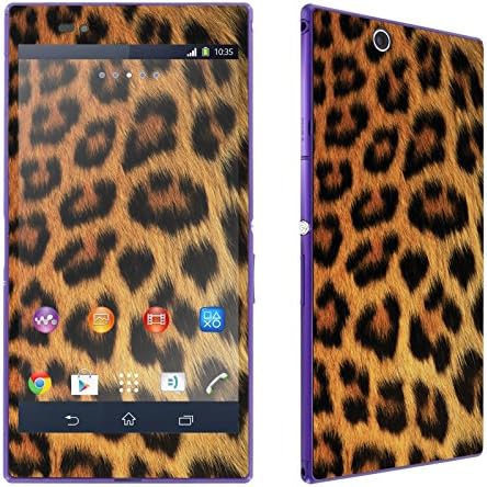 Sony Xperia Z Ultra LTE C6806 Phone Skin - [SkinGuardz] Full Body Scratch Proof Vinyl Decal Sticker with [WallPaper] - [Yellow Cheetah] for Sony Xperia Z Ultra LTE C6806