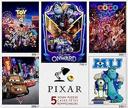 Ceaco - Disney/Pixar 5 in 1 Multipack Jigsaw Puzzle
