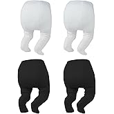 Zando 4Pack Baby Girls Tights Infant Cable Knit Tights Winter Cotton Warm Full-Footed Leggings Stockings Pantyhose 0-12M