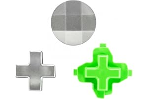 eXtremeRate 3 in 1 Magnetic Metal Stainless Steel D-Pads Kits Replacement Parts Video Games Accessories for Xbox One Xbox One Elite Xbox One S X Xbox One Elite Series 2, Elite 2 Core Controller