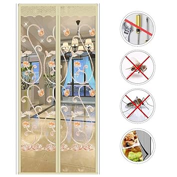 Amazon Com Mrzhw Magnetic Screen Door Velcro French Full Frame