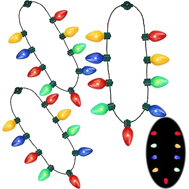 Lot De 15 Colliers Lumineux Halloween Pour Enfants - Avec Toupie, Lumières LED - Déco Et Jouet
