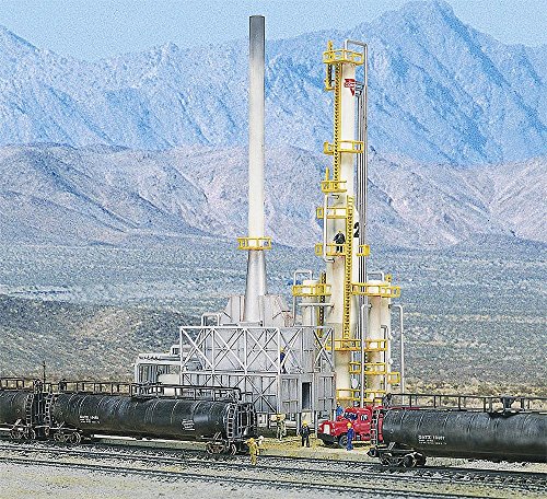 Walthers, inc. north island oil refinery kit, 8-1/16 x …