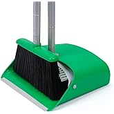 TreeLen Broom and Dustpan Set - Simplify Cleaning Your Home Ktichen Office with Ease