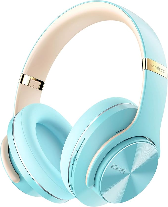 DOQAUS Casque Bluetooth sans Fil, [Jusqu 52 Heures] Casque Stéréo sans Fil HiFI, 3 Modes EQ