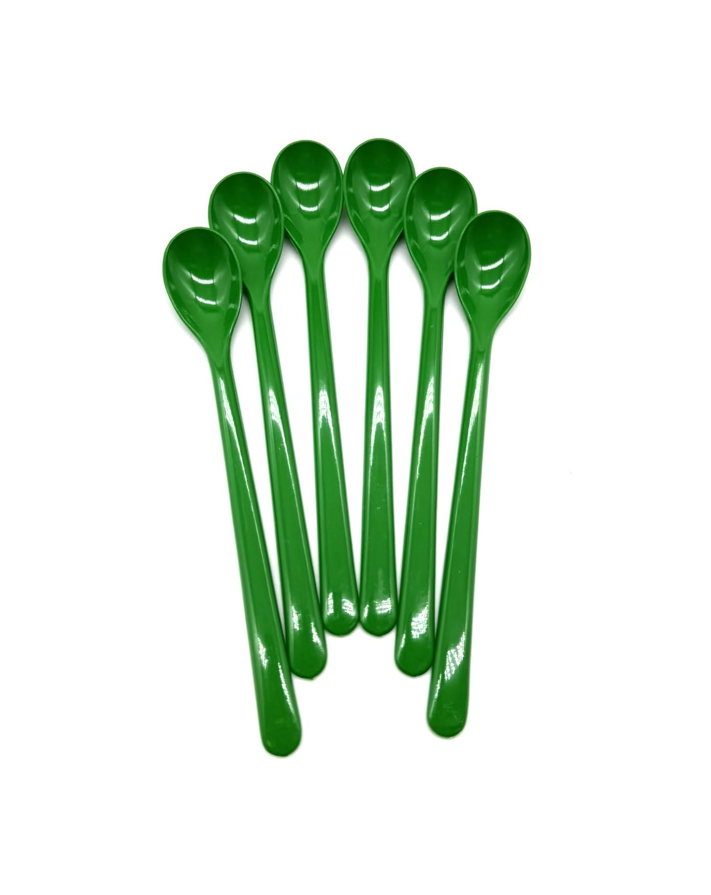 Kimmel 21-000-3204-1 Multi-Purpose Spoons/Yoghurt Spoons Set of 6 Plastic Green