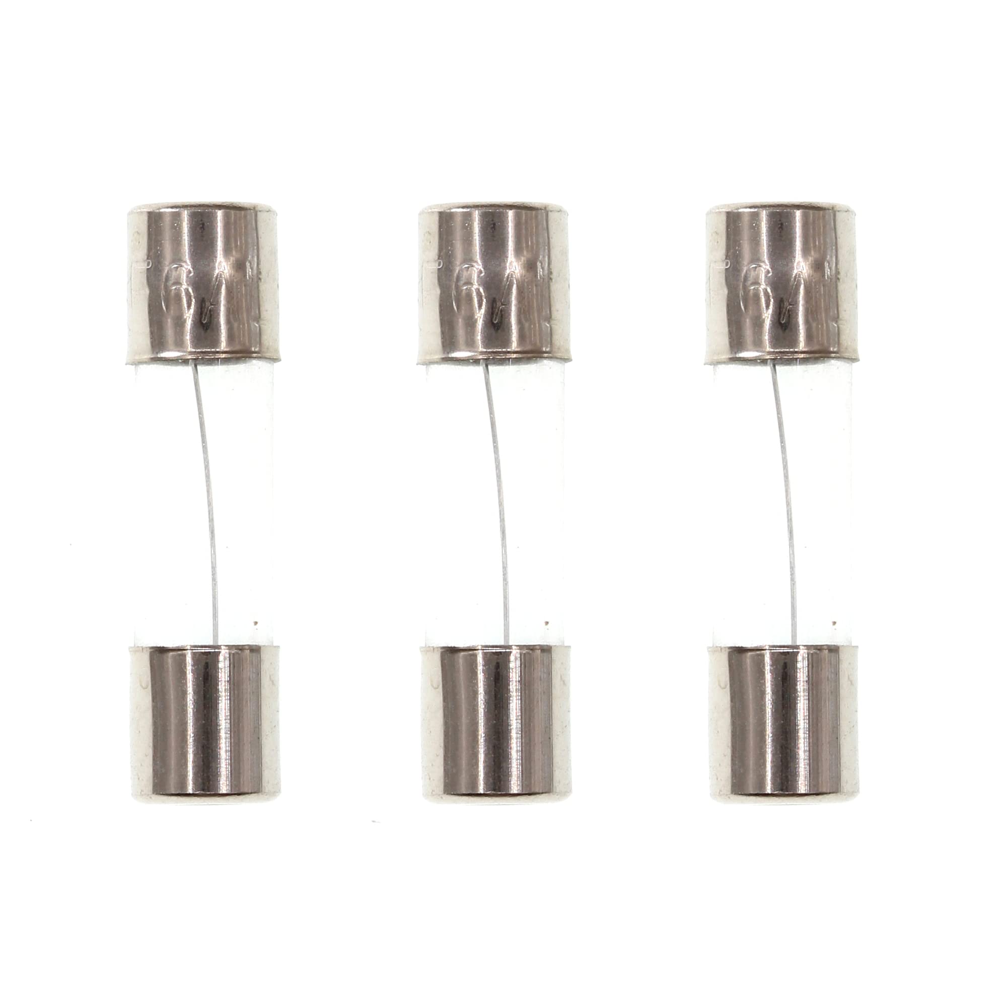 HUABAN 25 Pieces F6AL250V 6A 6 Amp 250V 5 * 20mm Fast-Blow Glass Fuse