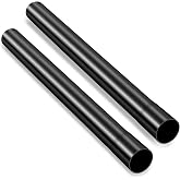 Honoson 2 Pcs 1.25 Inch Vacuum Extension Wand 32mm Black Extension Tube | Vacuum Attachments Wand Cleaner Replacement Accessories and Attachment Replacement Cleaner Pipe Tubes Extend to 14.6 in Long