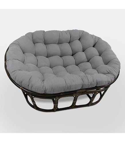 Amazon.com: Blazing Needles Solid Microsuede Double Papasan Chair