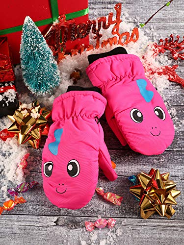 image for Boao Kids Snow Ski Mittens Winter Gloves Warm Waterproof Mittens for G