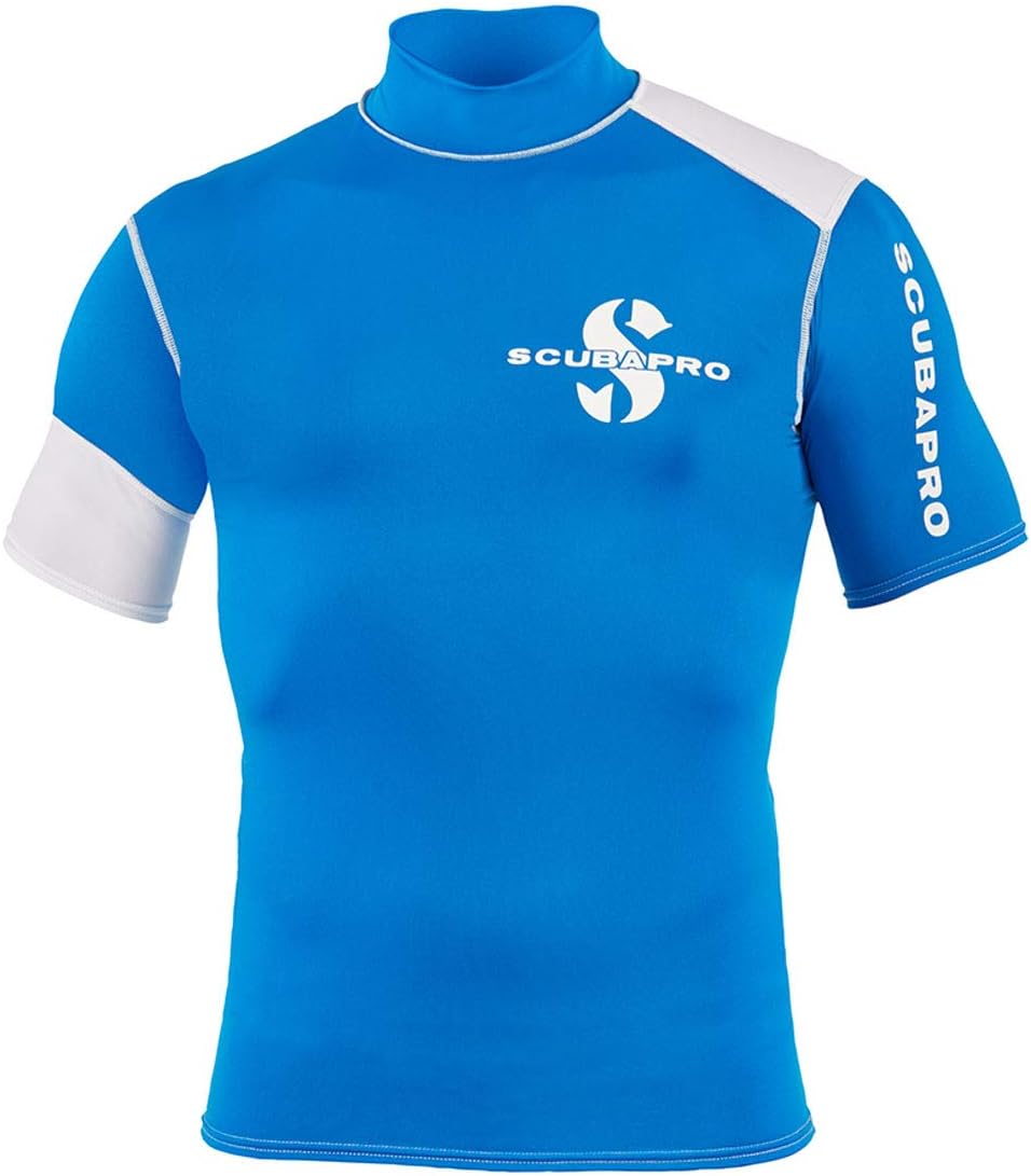 Scubapro Mens Eco Short Sleeve Rash Guard: Clothing