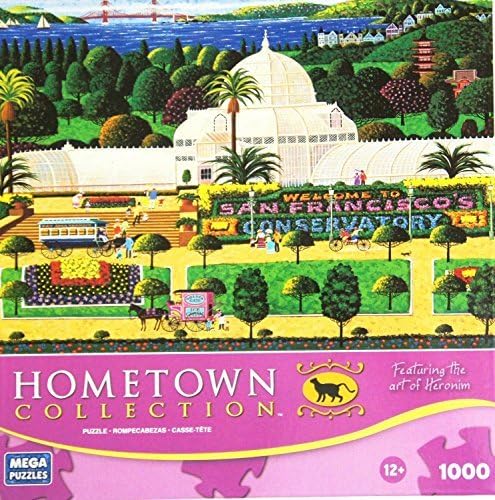 HOMETOWN COLLECTION Featuring the art of Heronim San Francisco Conservatory 1000 Piece Puzzle by HOMETOWN COLLECTION