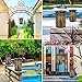 Solar Lantern Outdoor Lights for Decorative Atmosphere Hanging Garden Lantern Cylindrical Table Lamp Night Light Warm Lighting for Courtyard, Party, Walkway,Terrace, Garden, Lawn (2 Pack)