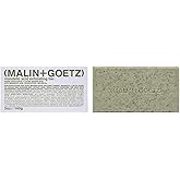MALIN+GOETZ Mandelic Acid Exfoliating Bar | Triple-Milled Exfoliating + Cleansing Bar | Mandelic Acid, Lactic Acid, Pumice + Eucalyptus | Smooths, Softens + Brightens Skin | Vegan + Cruelty-Free(5 oz)