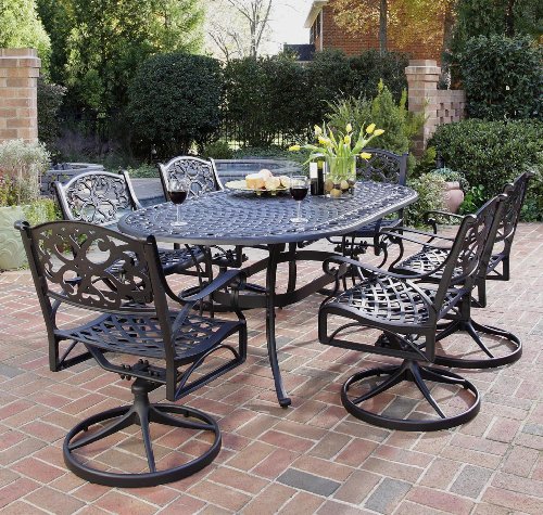Home Styles 5554 335 Biscayne 7 Piece Outdoor Dining Set Black Finish Buy Online In China Home Styles Products In China See Prices Reviews And Free Delivery Over 500 Desertcart