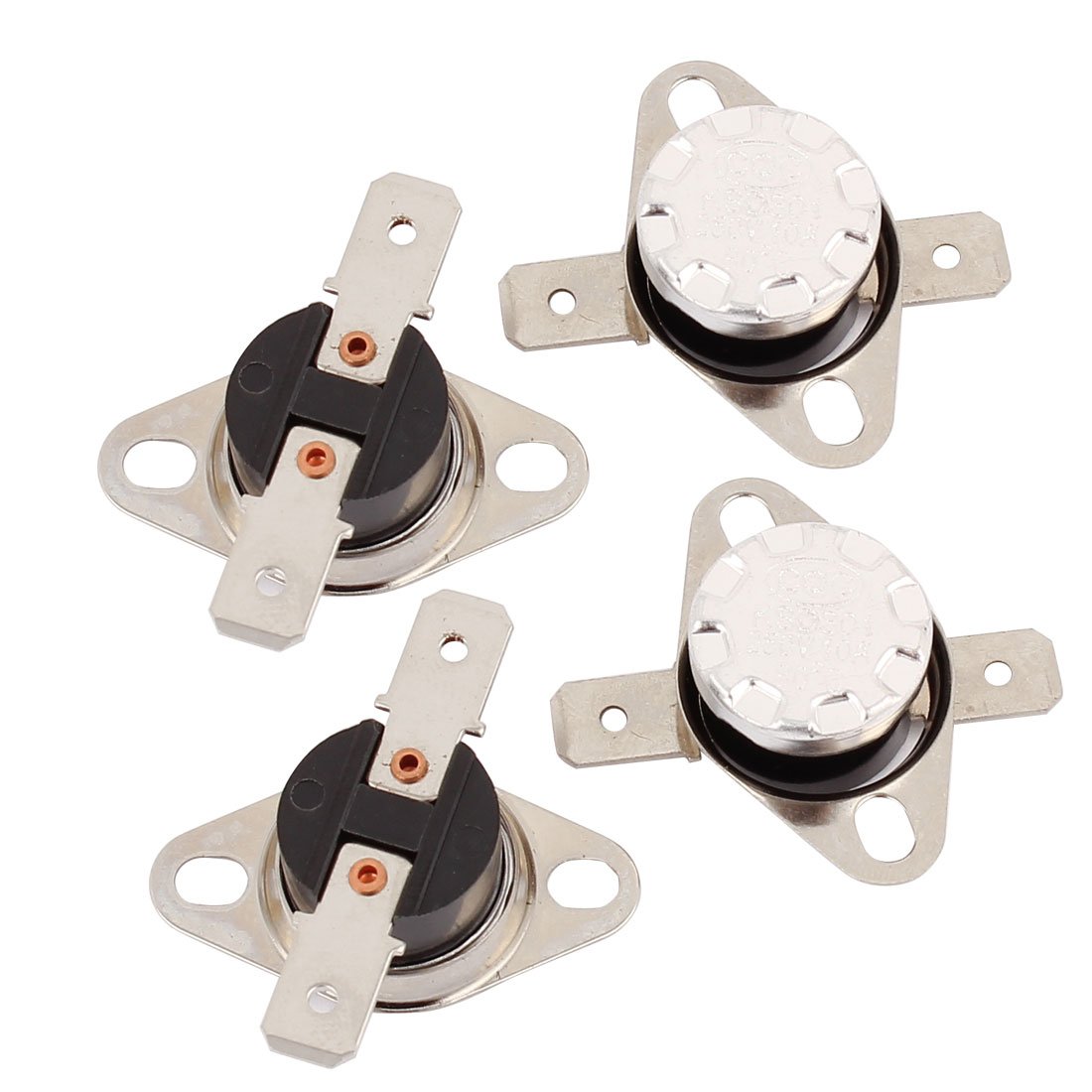 Sourcingmap 4PCS KSD301 80C 176F NC Thermostat Temperature Thermal Control Switch