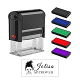 Custom Self-Inking Personalized Logo Stamp Large or
